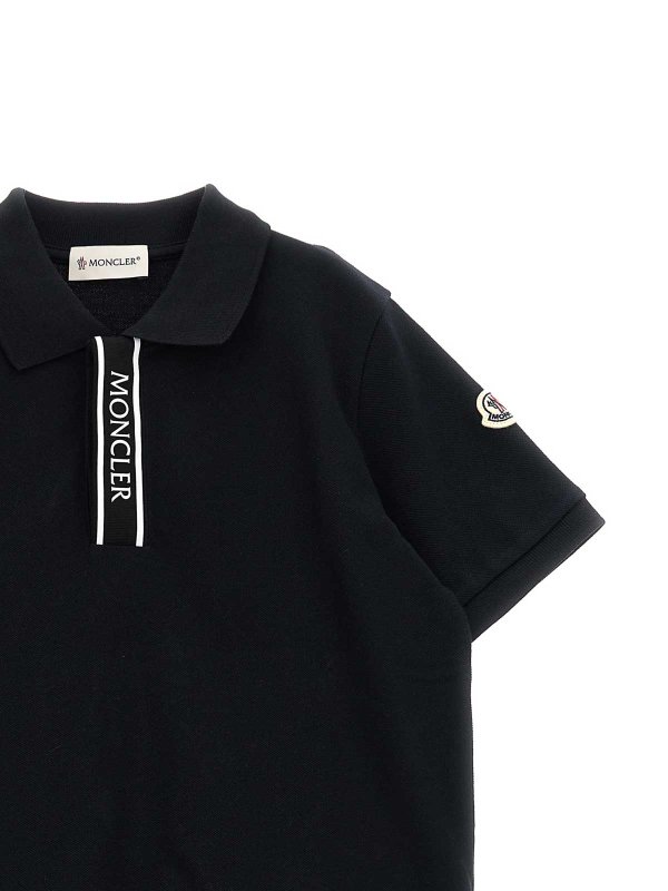 The Best Shops MONCLER: ポロシャツ - ポロシャツ - 黒
