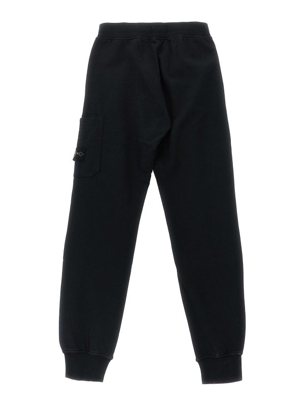 Stone Island Junior: スウェットパンツ online - トラックスーツ ボトムス - 黒