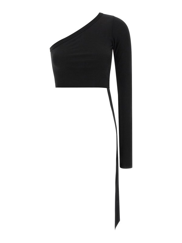DRKSHDW: Tops y camisetas sin mangas - Top - Negro