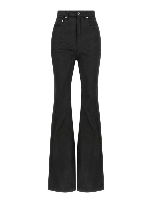 DRKSHDW: Jeans évasés - Jean Bootcut - Noir