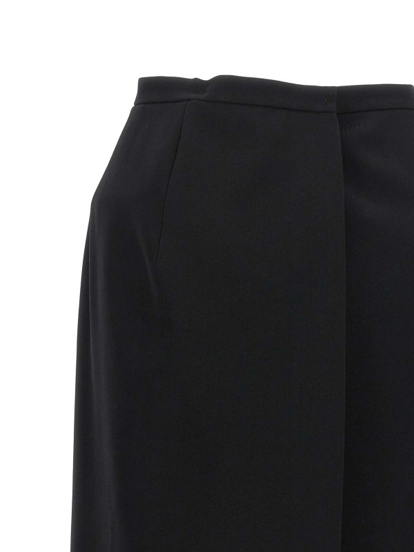 膝丈/ミディスカート - 黒 shop online: MAGDA BUTRYM