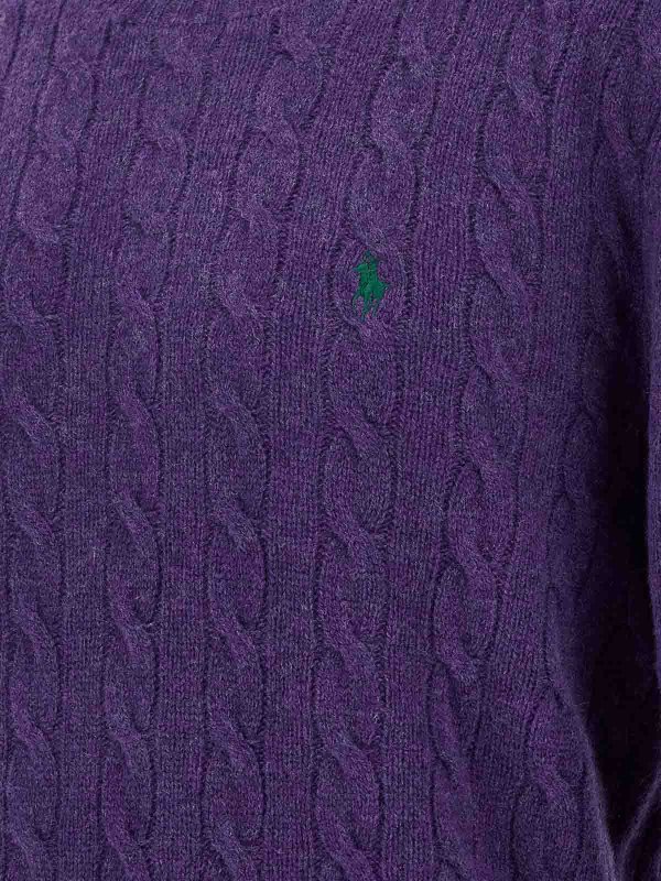 POLO RALPH LAUREN buy online クルーネック - 紫