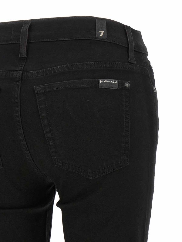 スキニージーンズ - 黒 shop online: 7 FOR ALL MANKIND