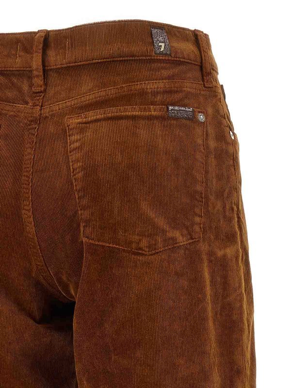 カジュアルパンツ - ブラウン shop online: 7 FOR ALL MANKIND