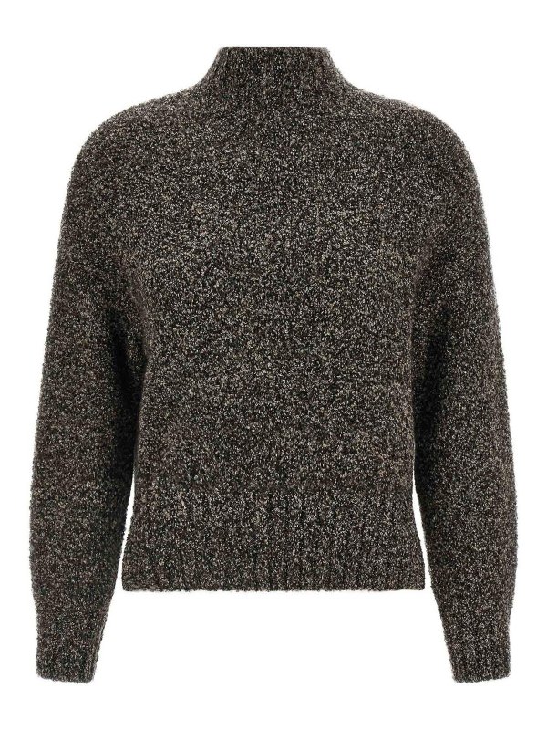 AGNONA: Rollkragenpullover  und Polo-Ausschnitt - Rollkragenpullover - Braun