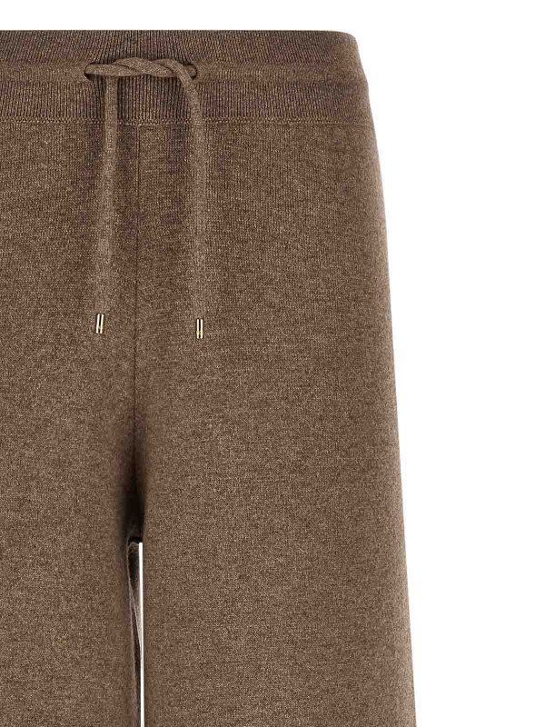 The Best Shops AGNONA: スウェットパンツ - トラックスーツ ボトムス - ブラウン