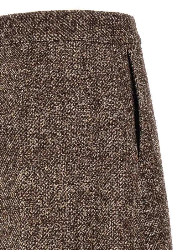 ショートパンツ - ブラウン shop online: AGNONA