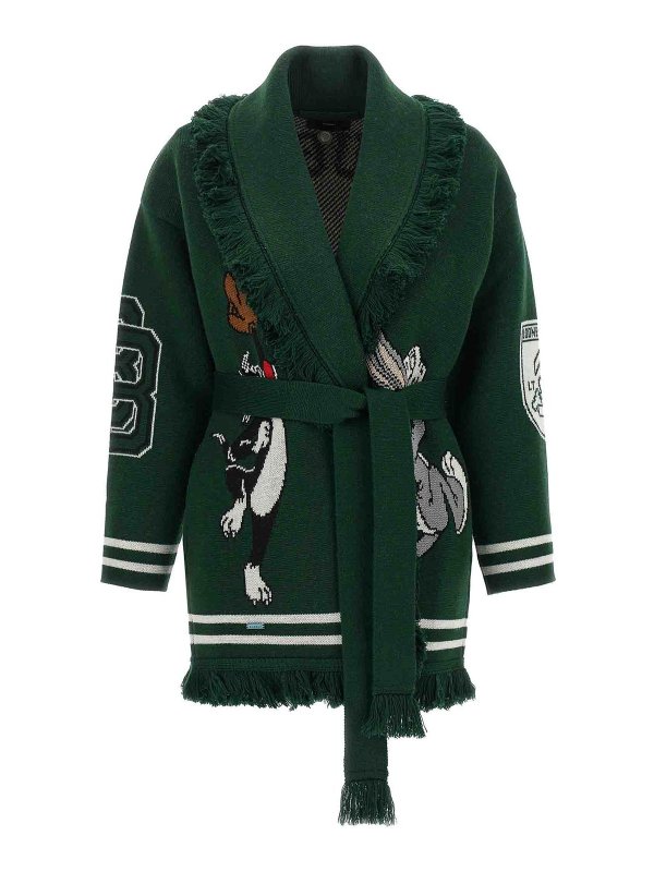 ALANUI: Cardigans - Cardigan - Grün