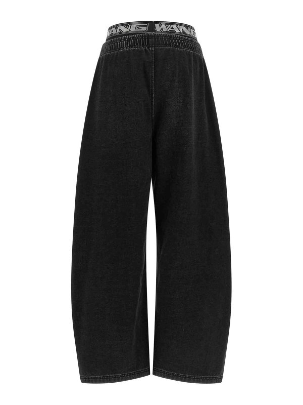 ALEXANDER WANG: ストレートジーンズ online - ストレートジーンズ - 黒