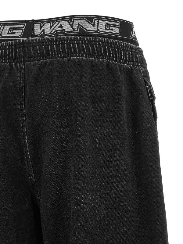 ストレートジーンズ - 黒 shop online: ALEXANDER WANG