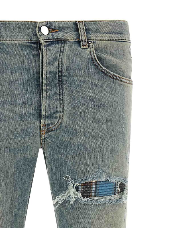 The Best Shops AMIRI: スキニージーンズ - スキニージーンズ - ライトブルー