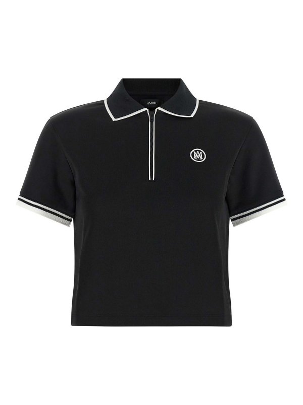 AMIRI: polo - Polo con cerniera