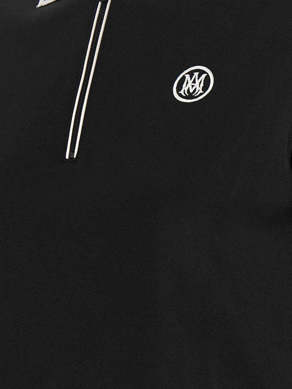 Polo con cerniera shop online: AMIRI