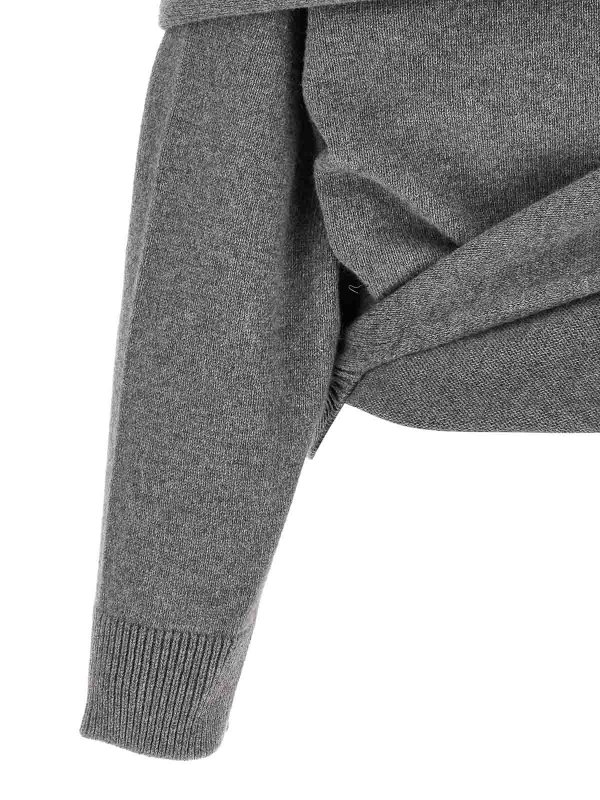 Rundhalspullover - Grau shop online: ARMARIUM