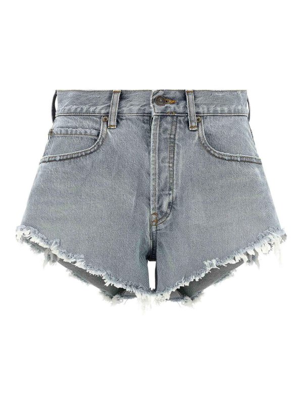 BALENCIAGA: Hosen Shorts - Shorts - Hellblau