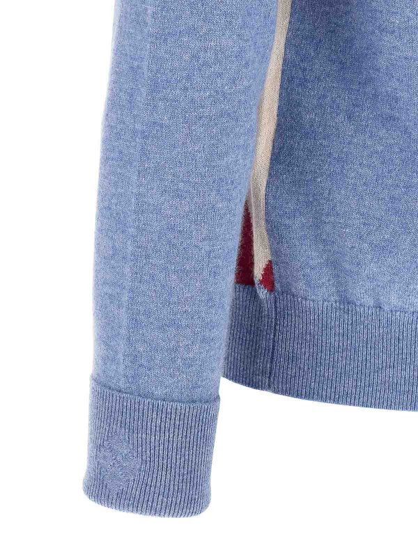 Rundhalspullover - Hellblau shop online: BALLANTYNE