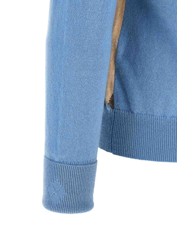 Rundhalspullover - Hellblau shop online: BALLANTYNE