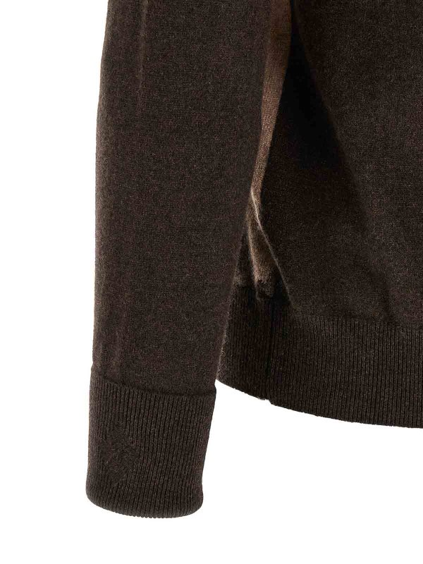 クルーネック - ブラウン shop online: BALLANTYNE