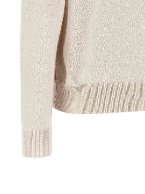 クルーネック - ベージュ shop online: BALLANTYNE