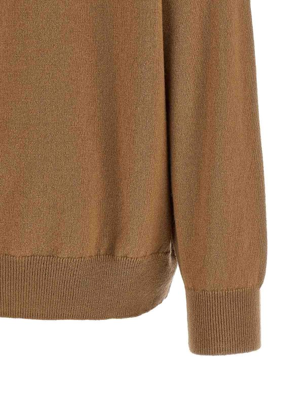 クルーネック - ベージュ shop online: BALLANTYNE