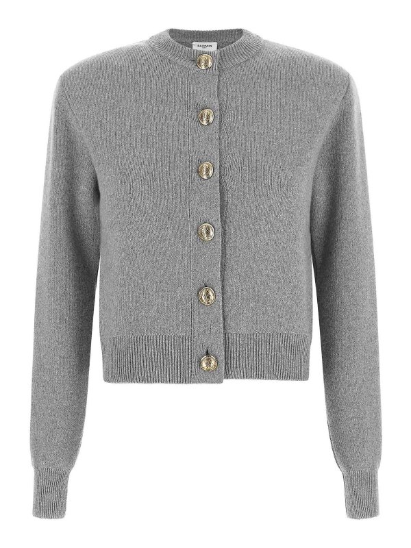 Balmain: カーディガン - カーディガン - グレー