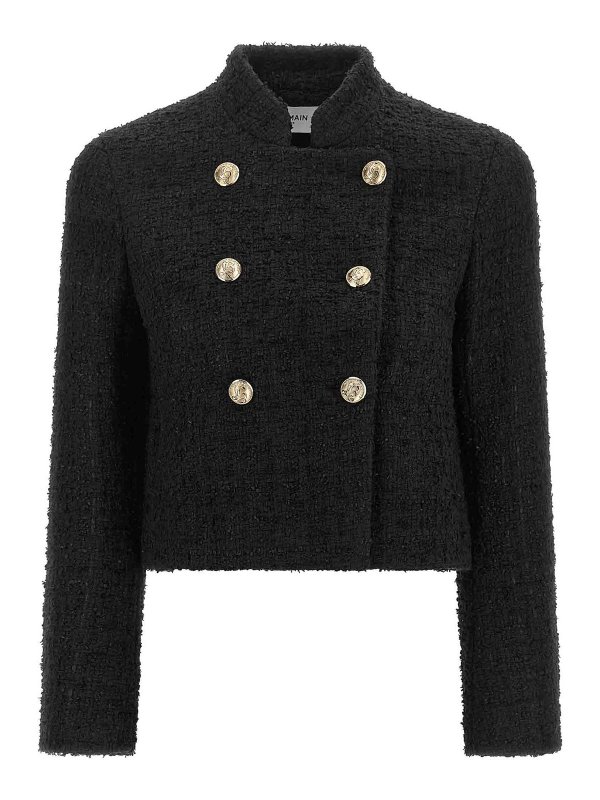 Balmain: ブレザー - ブレザー - 黒