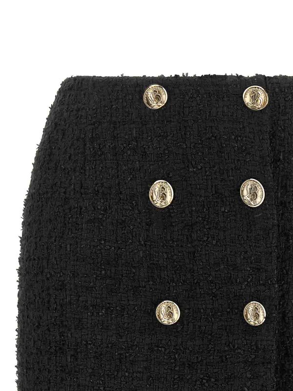 The Best Shops Balmain: Minifaldas - Minifalda - Negro