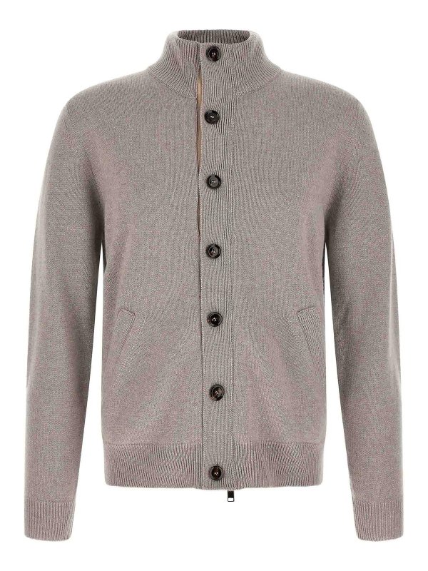BRIONI: Cardigans - Cardigan - Beige