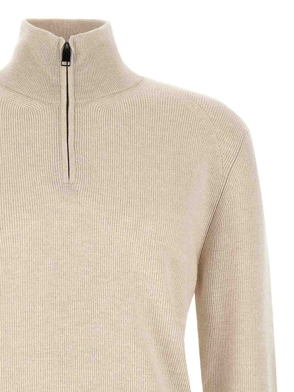 The Best Shops BRIONI: Rollkragenpullover  und Polo-Ausschnitt - Rollkragenpullover - Beige