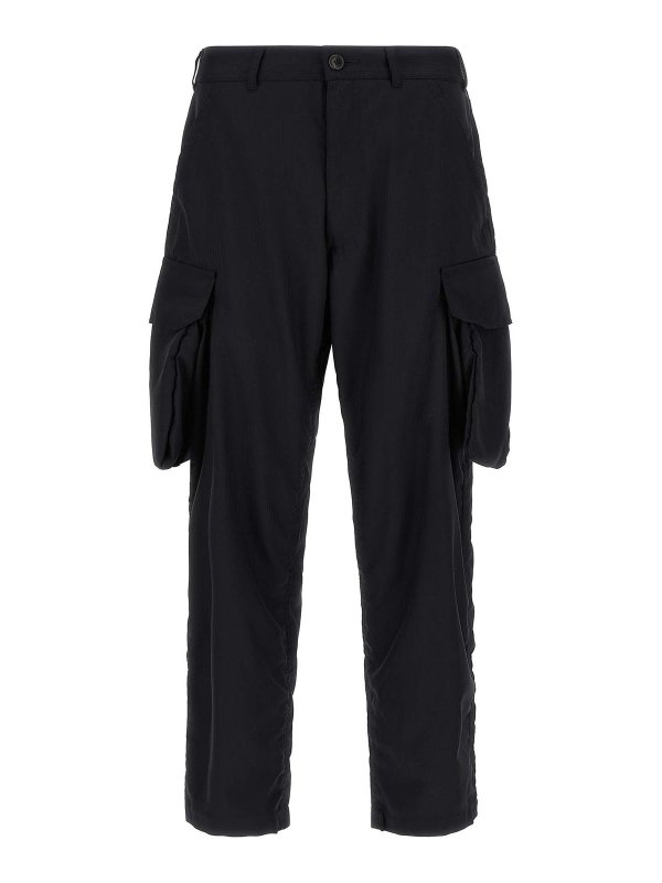 COMME DES GARCONS: カジュアルトラウザー - カジュアルパンツ - ブルー