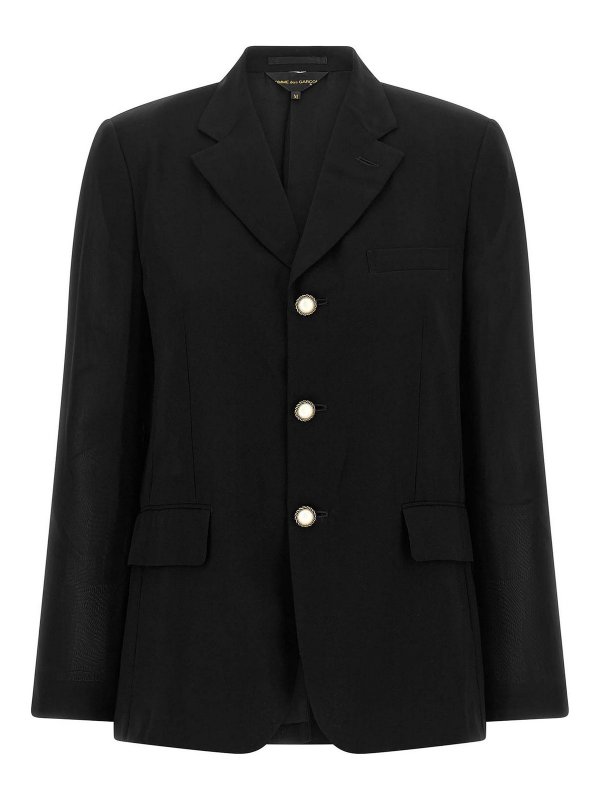 COMME DES GARCONS: Vestes de costume - Blazer - Noir