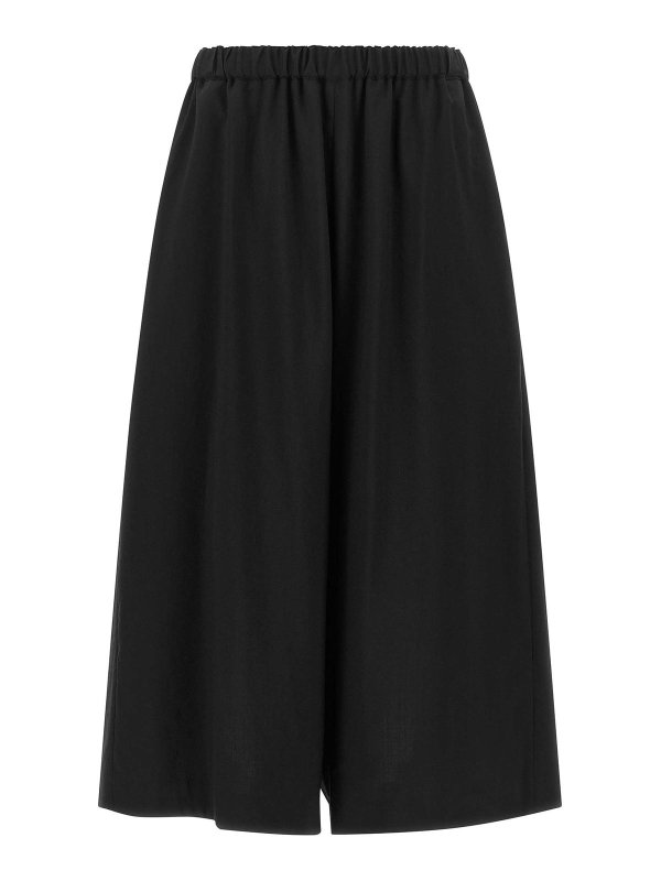 COMME DES GARCONS: casual trousers - Wool Culotte Pants