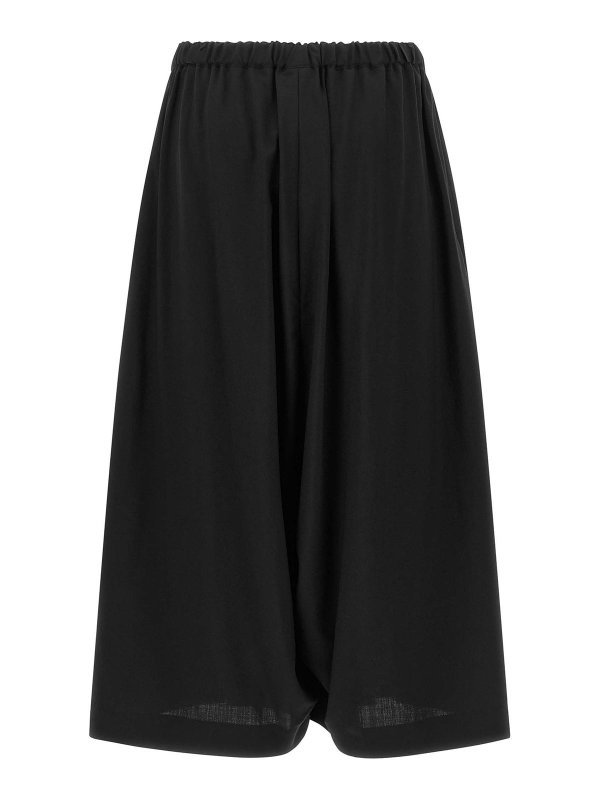 COMME DES GARCONS: casual trousers online - Wool Culotte Pants