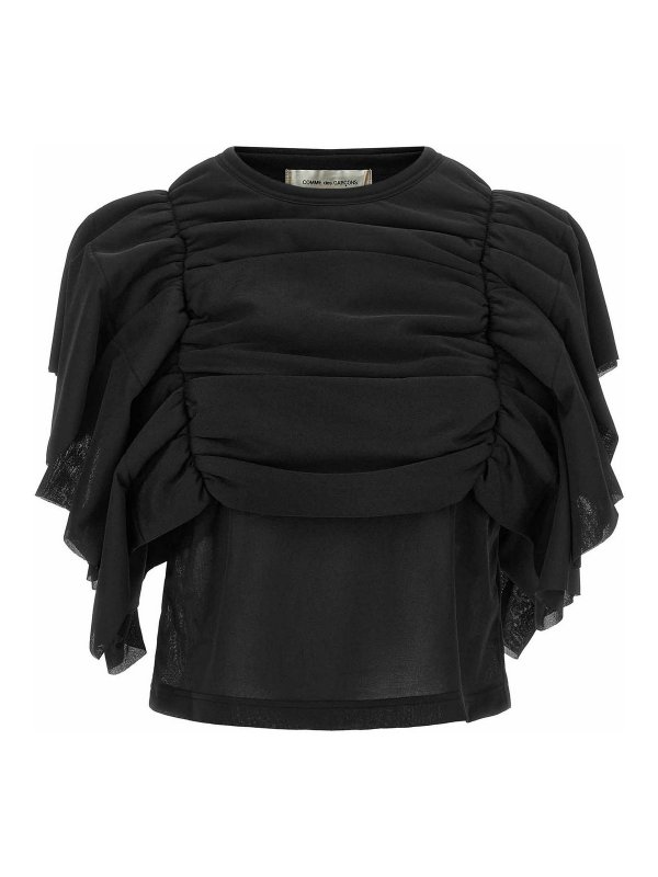 COMME DES GARCONS: Tops y camisetas sin mangas - Top - Negro