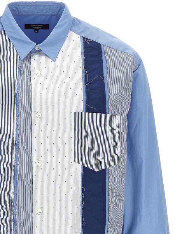 The Best Shops COMME DES GARÇONS HOMMES PLUS: shirts - Patchwork Shirt