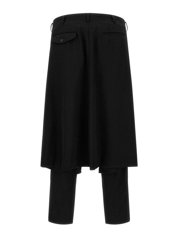 COMME DES GARÇONS HOMMES PLUS: カジュアルトラウザー online - カジュアルパンツ - 黒