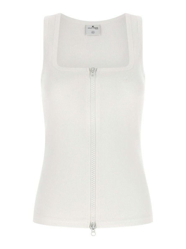 Courreges: トップス＆タンクトップ - トップ/タンクトップ - 白