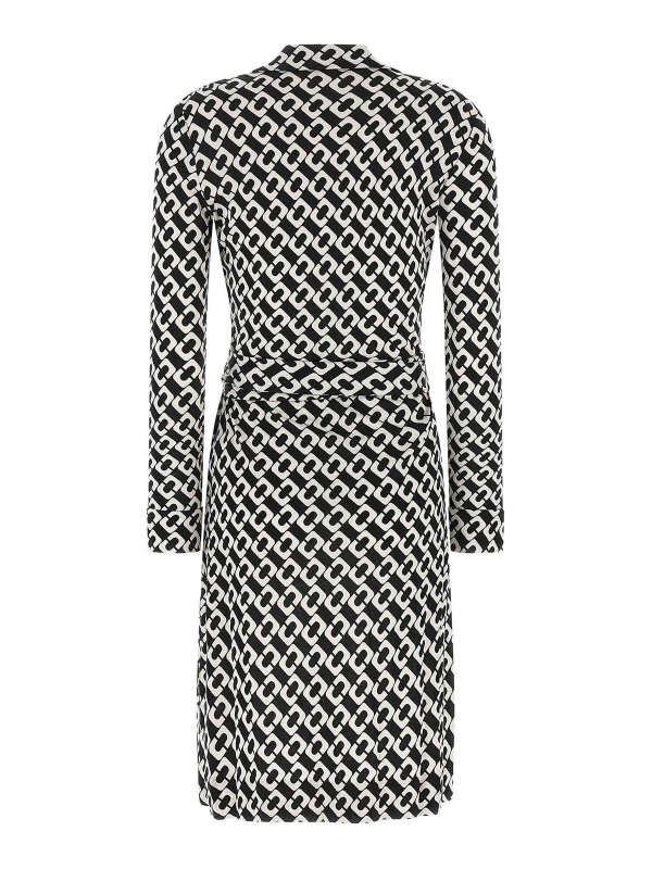 Diane von Furstenberg: ニーレングスドレス online - 膝丈ドレス - 白