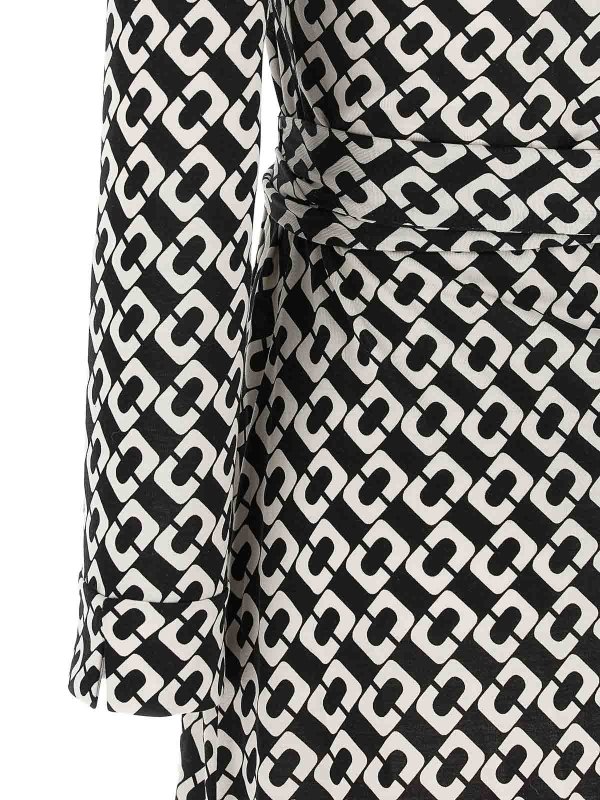 膝丈ドレス - 白 shop online: Diane von Furstenberg