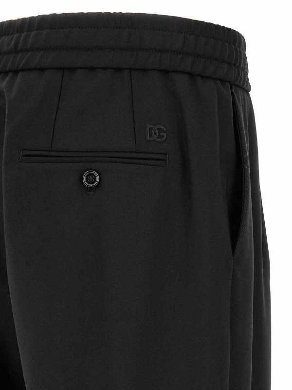 トラックスーツ ボトムス - 黒 shop online: DOLCE & GABBANA