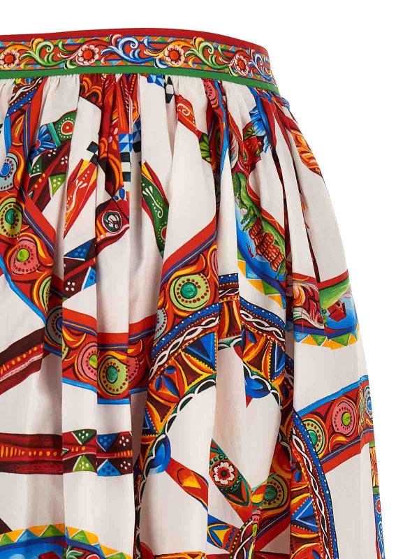 DOLCE & GABBANA buy online 膝丈/ミディスカート - マルチカラー