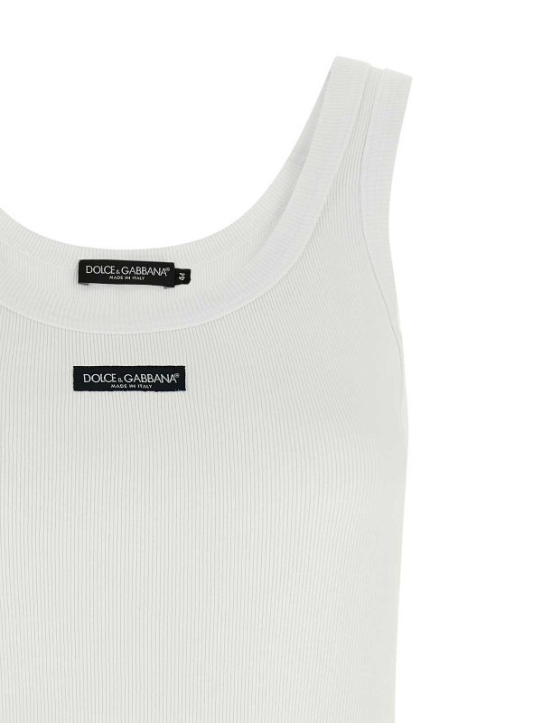 The Best Shops DOLCE & GABBANA: トップス＆タンクトップ - トップ/タンクトップ - 白