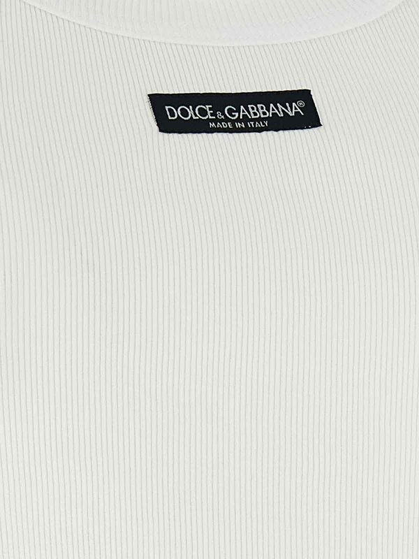 トップ/タンクトップ - 白 shop online: DOLCE & GABBANA