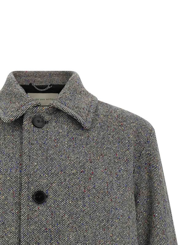 The Best Shops DRIES VAN NOTEN: ニーレングスコート - 膝丈コート - グレー