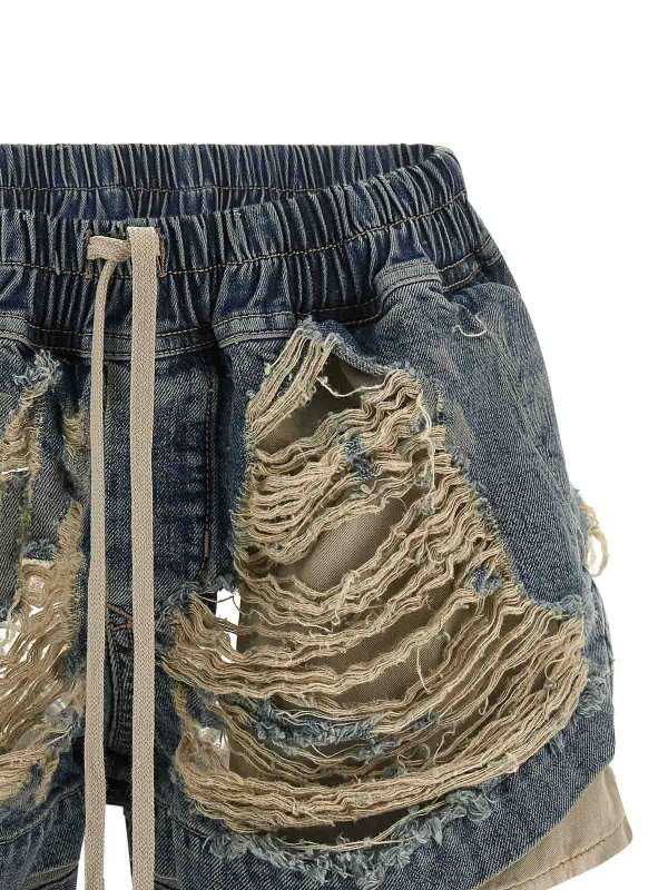 The Best Shops DRKSHDW: トラウザーショーツ - ショートパンツ - ブルー