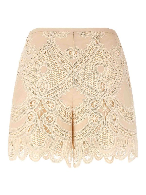 ELIE SAAB: トラウザーショーツ online - ショートパンツ - ベージュ