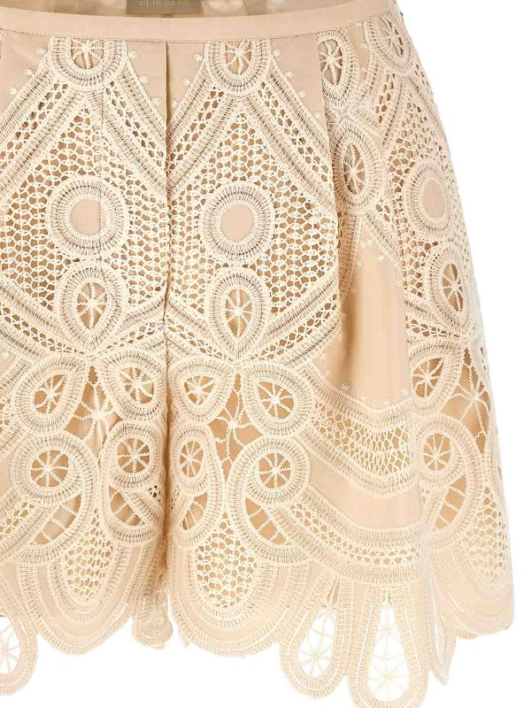 The Best Shops ELIE SAAB: トラウザーショーツ - ショートパンツ - ベージュ