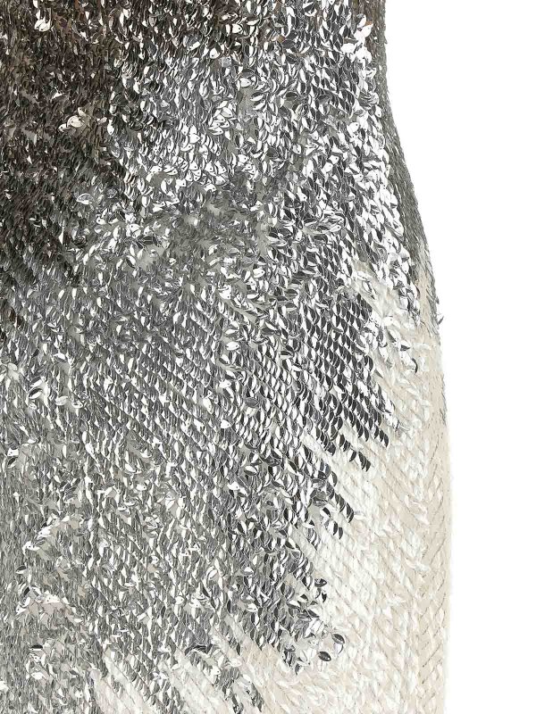 イブニングドレス - 銀 shop online: ELISABETTA FRANCHI