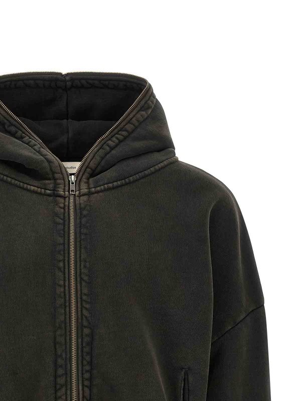 The Best Shops ENTIRE STUDIOS: Felpe e maglie - Felpa con zip e cappuccio