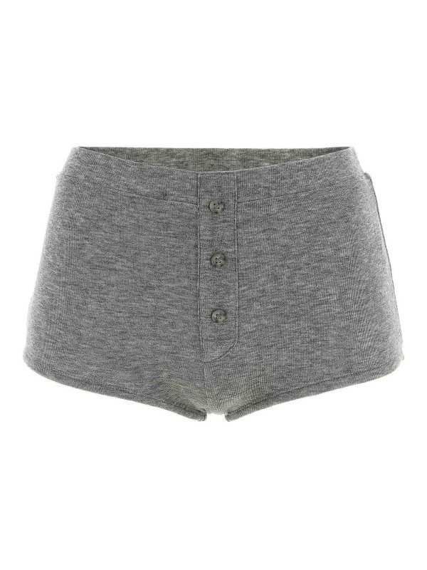 ENTIRE STUDIOS: Trousers Shorts - Booty Button Shorts